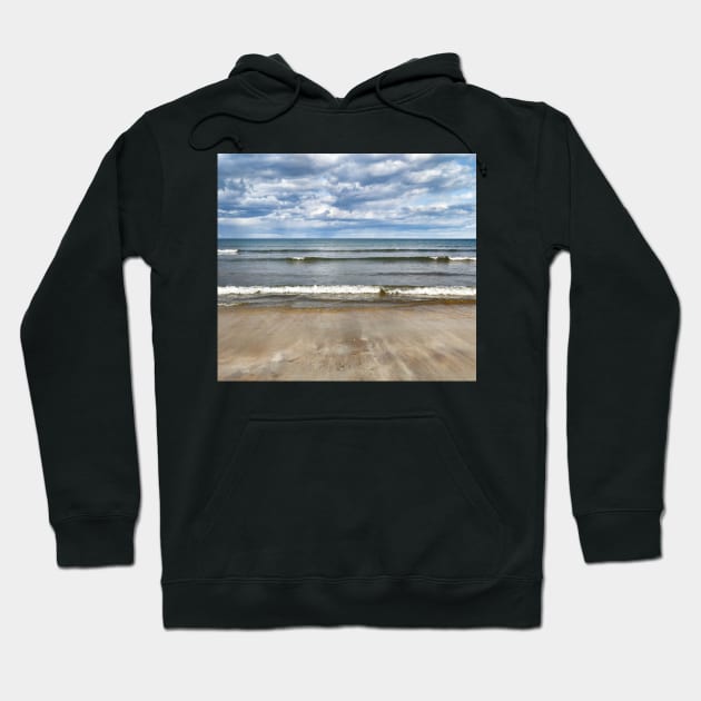 St Andrews beach Hoodie by Daledoomevans